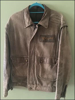 Gary Townsend's "Fugazi" jacket (front) - 1984